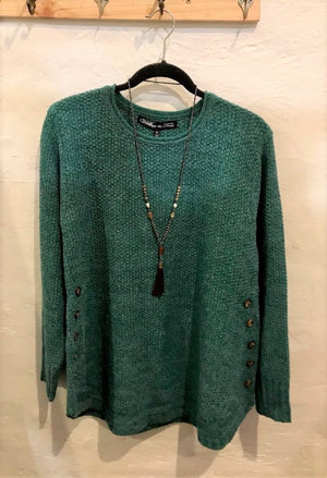 Soft Knit Jumper with Button Detail