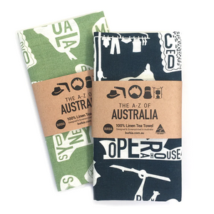 A-Z of Australia Tea Towel