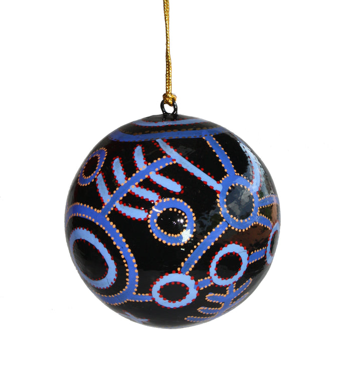Lacquerware Christmas Ball Decoration THU607