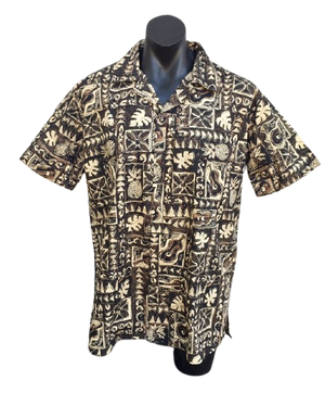 Vintage Hawaiian Fabric Shirt Extra Large