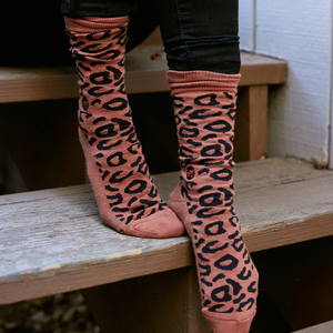 Conscious Step Socks That Protect Cheetahs Orange