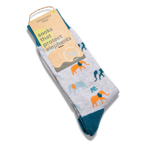 Conscious Steps Socks That Protect Grey
