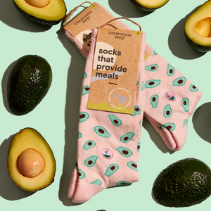 Conscious Step Socks That Provide Meals Avocado