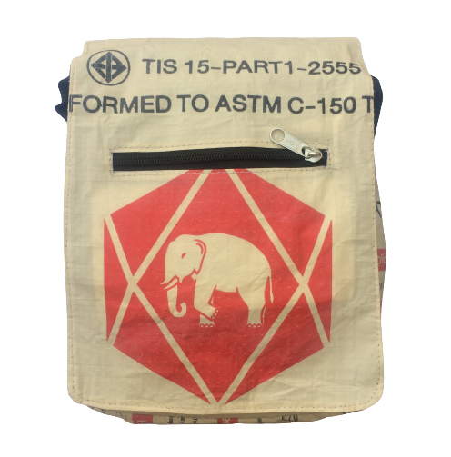 Elephant Brand Cement Diamond Small Messenger Bag