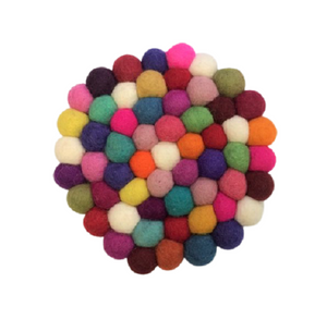 Felt Ball Trivet 2 colours