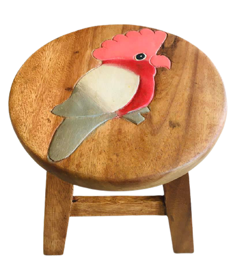 Wooden Kids Stool Gallah