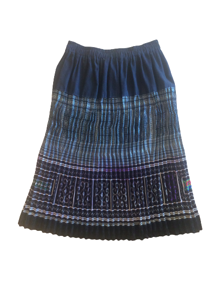 Hilltribe Vintage Fabric Skirt Purple