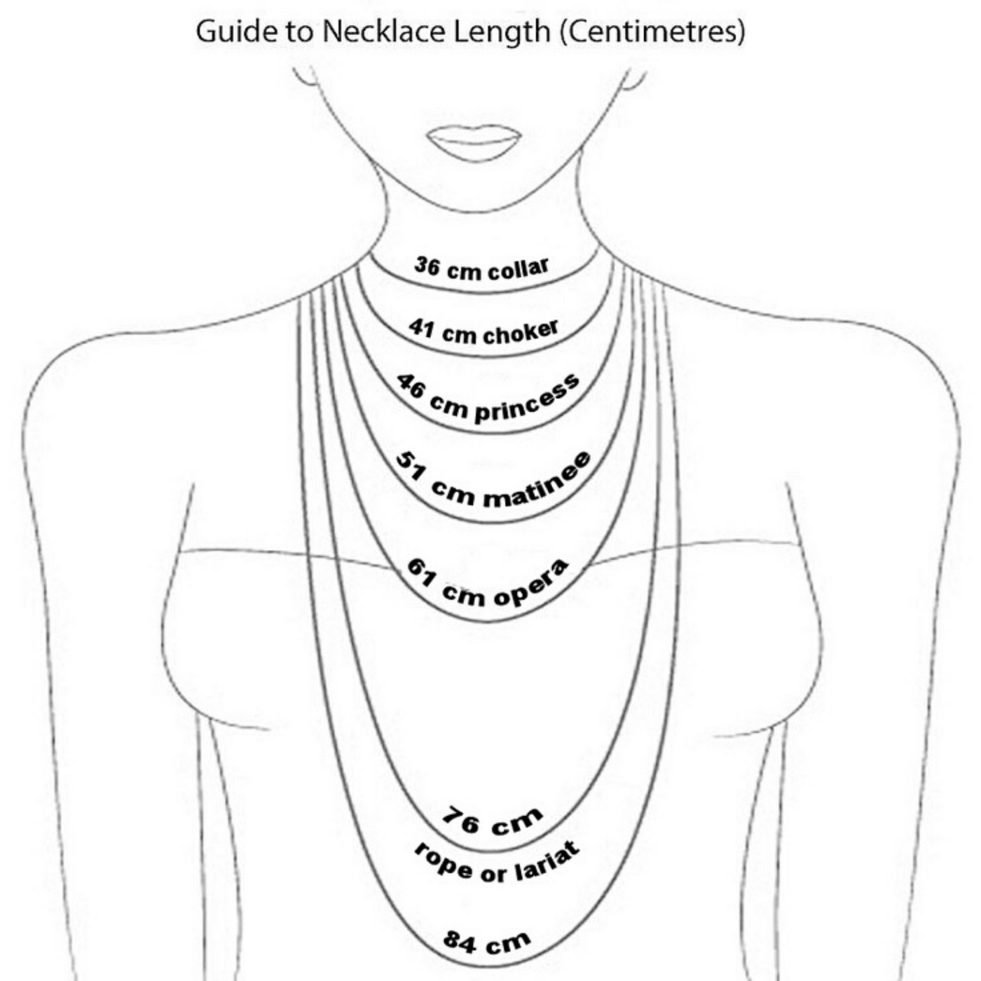 Necklace Sizes In Cm 2024 | towncentervb.com