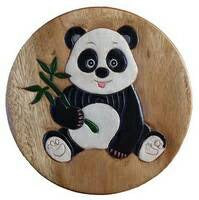 Wooden Kids Stool Panda