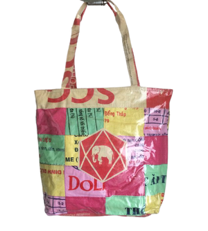 Recycled Patch Deluxe Tote Bag