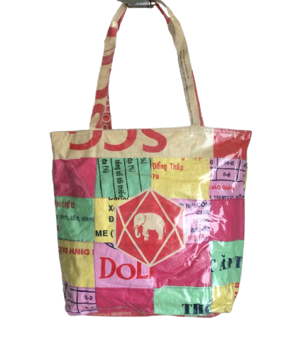 Recycled Patch Deluxe Tote Bag