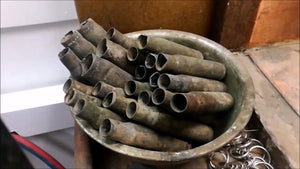 Curved Brass Ring made from Bombshells and Bullets in Cambodia