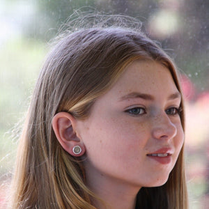Mini Silver Stud Earrings