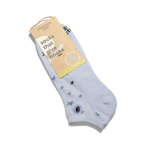 Conscious Steps Socks That Give Books Ankle