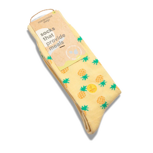 Conscious Step Socks That Provide Meals Pineapple