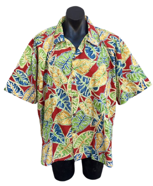 Vintage Hawaiian Fabric Shirt Extra 4XL