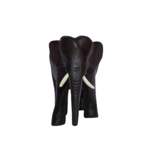 Wooden Elephant Handcarved 12cm size 3