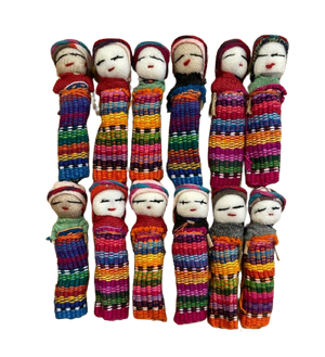 Worry Dolls from Guatemala 12 pack
