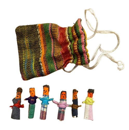 Worry Dolls from Guatemala 6 Pack in a Pouch